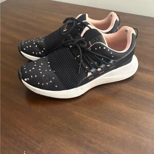 Under Armour Charged Breathe Training Shoes - Black/Peach size 7